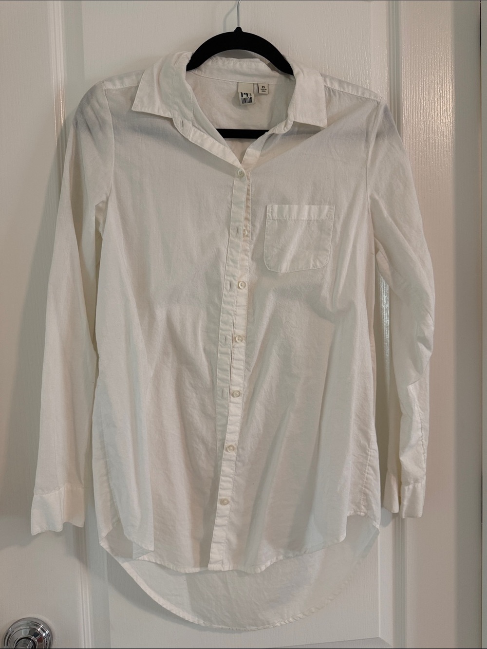 14th & Union White Collared Shirt